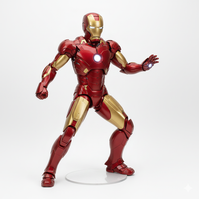 Iron Man 3D Printed Collectible Action Figure | Rareview Lab