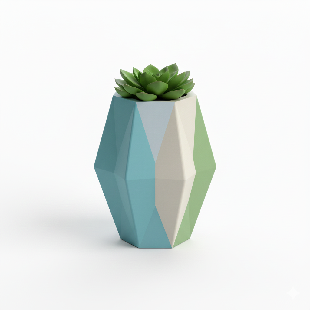 HexaGradient Vase
